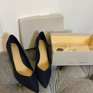 Marc Fisher Dark Blue Heels